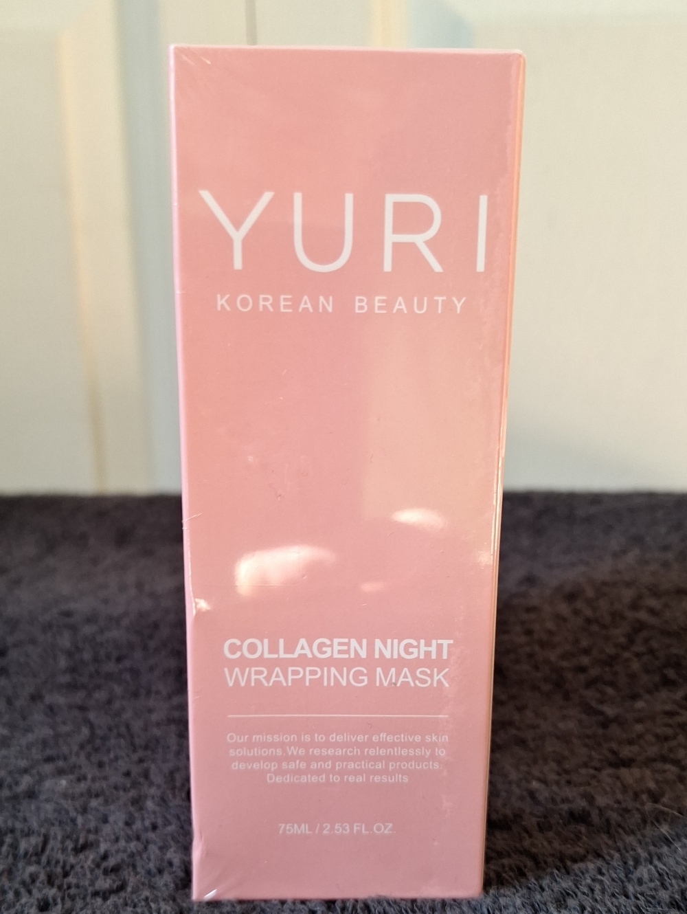 YURI Korean Beauty Collagen Night Wrapping Mask - Overnight Repair - 2.53 Fl Oz